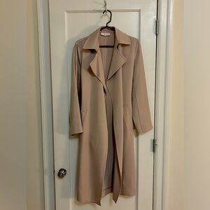 REISS women’s trench coat in US size 6 in dusty pink